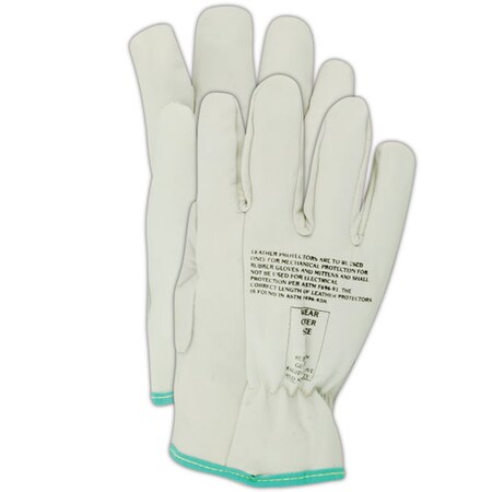 Magid Powermaster 12502 9.5 Low Voltage Leather Gloves, 9 12502-9